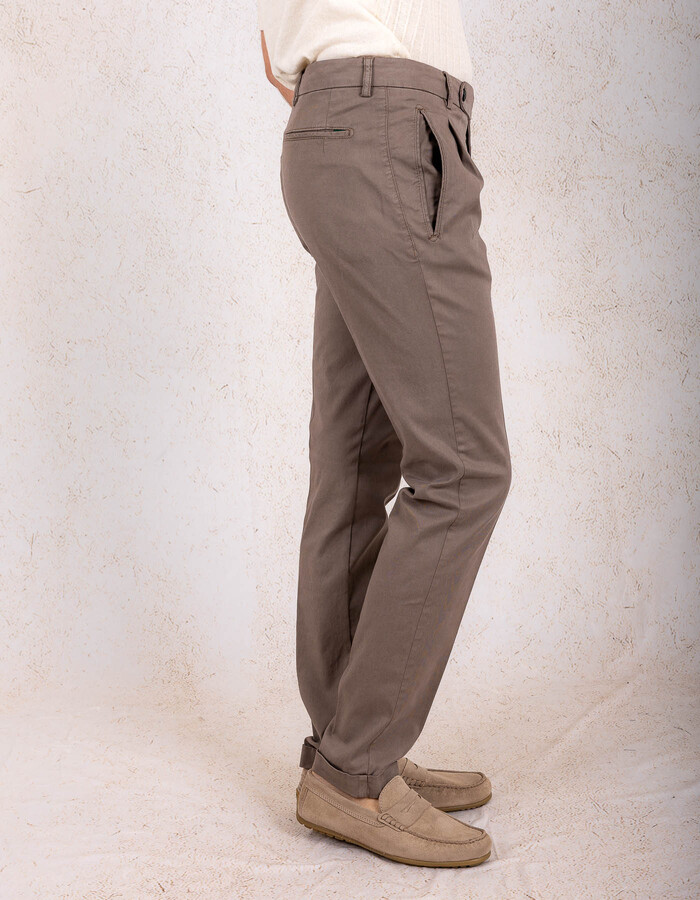 Berwich modern fit broek groen