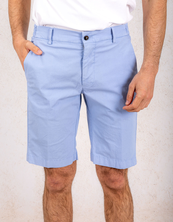 Berwich slim fit broek blauw