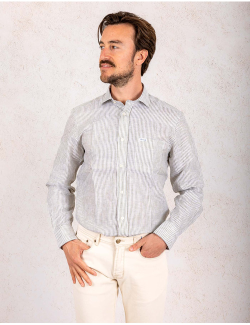 Façonnable custom fit hemd groen