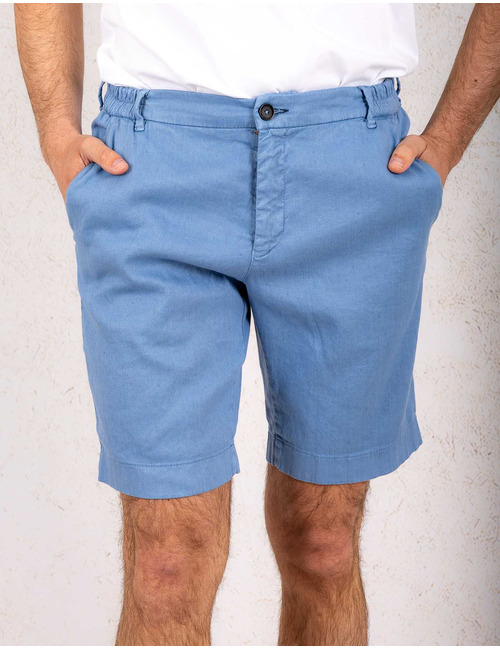 Zilton regular fit bermuda blauw