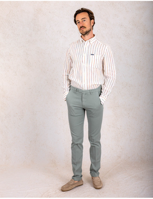 Façonnable custom fit hemd ecru