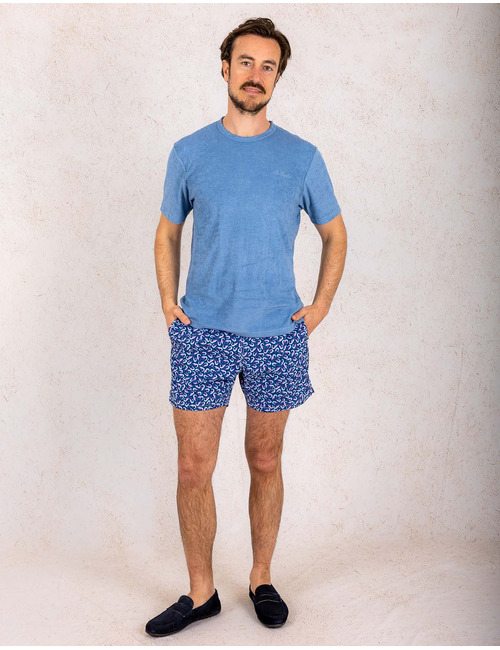 Mc2 Saint Barth t-shirt korte mouw blauw