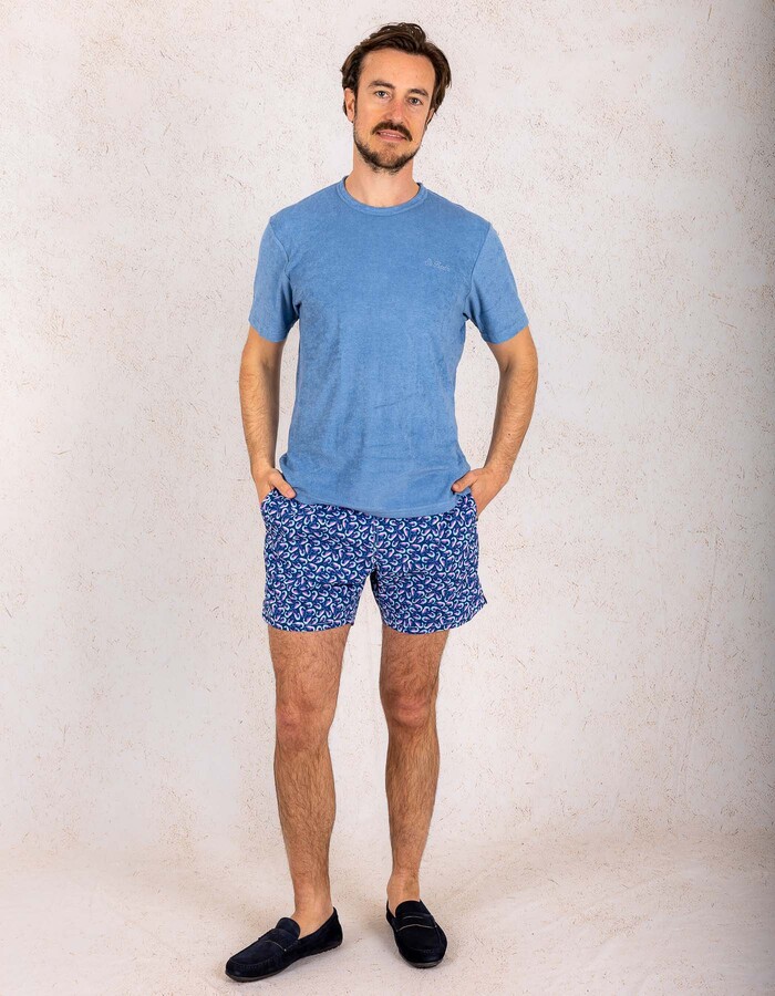 Mc2 Saint Barth t-shirt korte mouw blauw