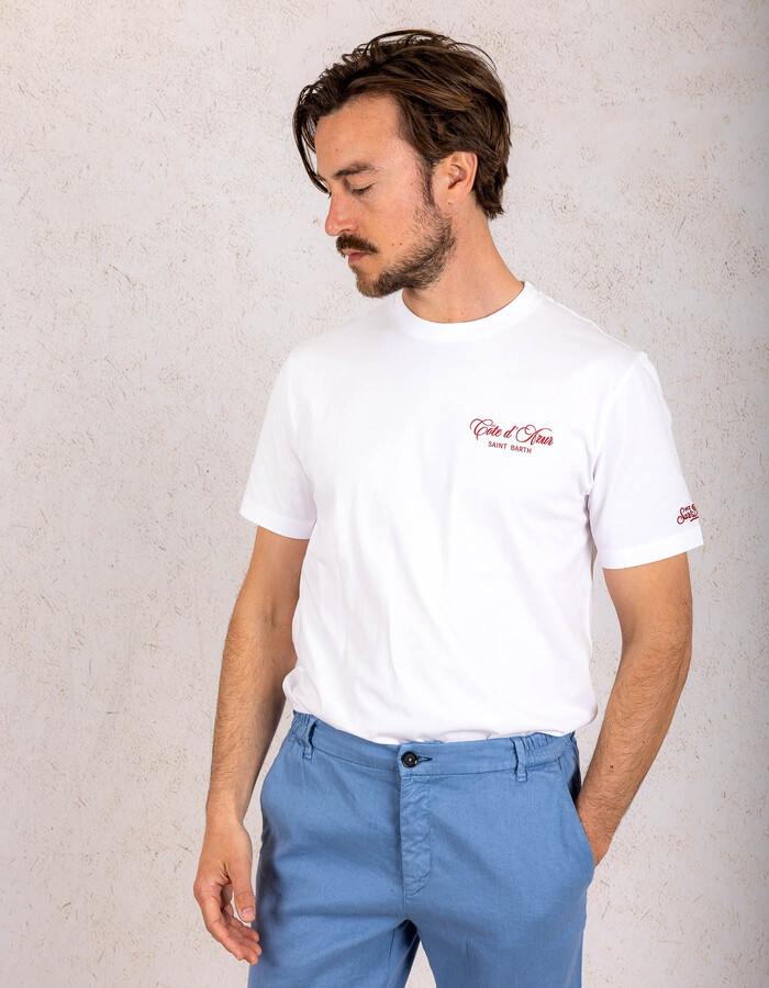 Mc2 Saint Barth t-shirt korte mouw wit