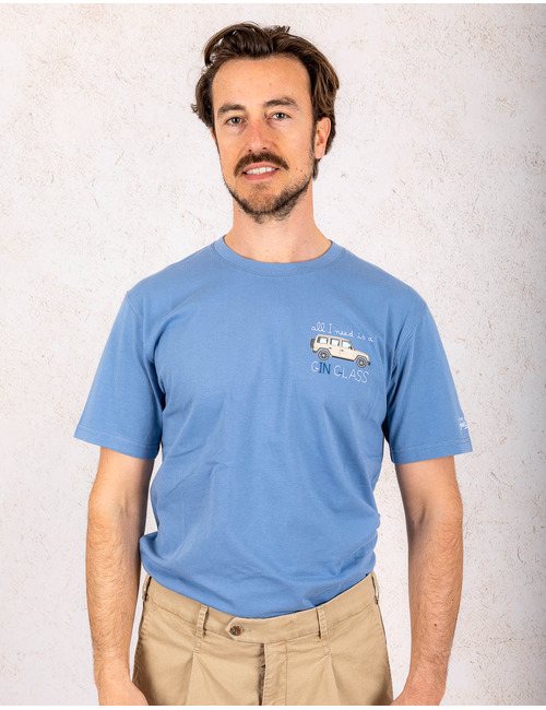 Mc2 Saint Barth t-shirt korte mouw blauw