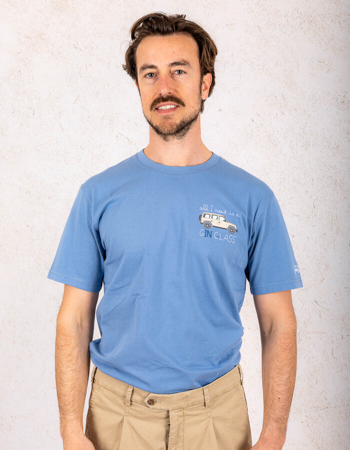 Mc2 Saint Barth t-shirt korte mouw blauw