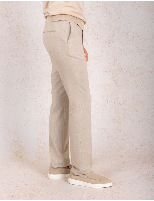 Fidati kostuumbroek beige