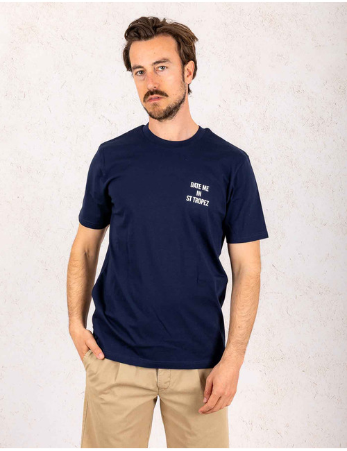 Morgan Date Me In St Tropez T-shirt wit
