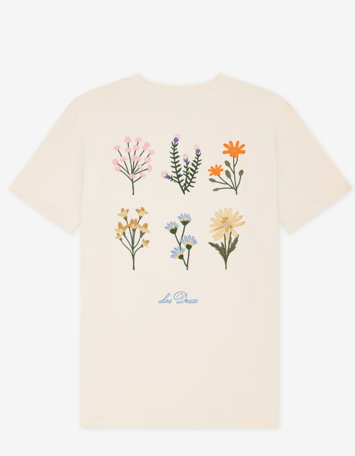 Wild Flower T shirt in ecru
