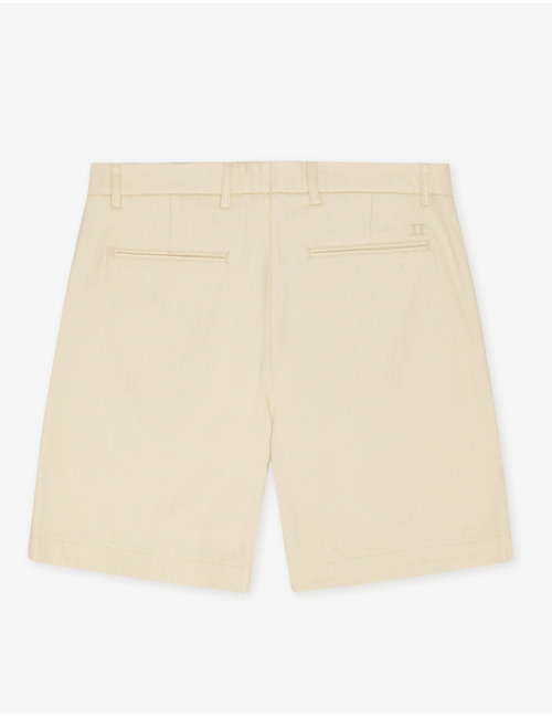 Herringbone Short in ecru