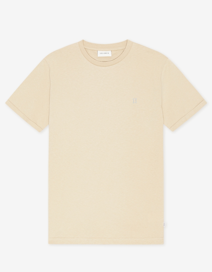 Core Contrast T shirt in beige