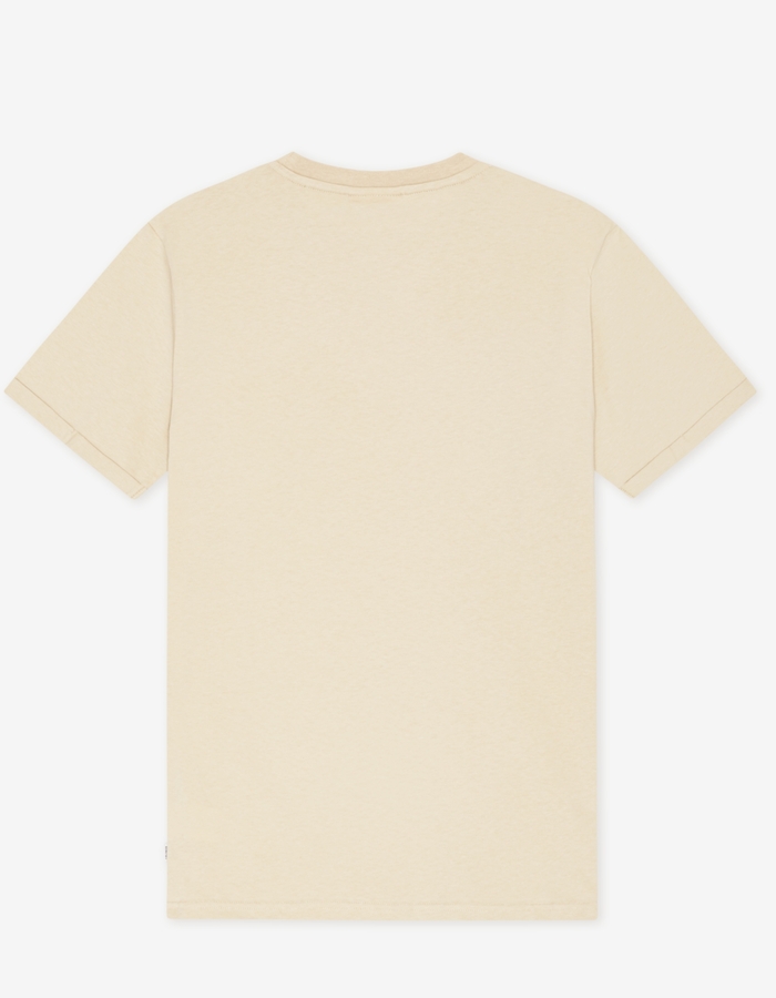 Core Contrast T shirt in beige