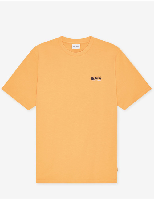 Café T shirt in oranje