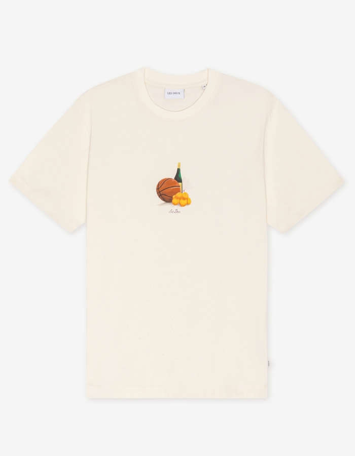Lemons T shirt in ecru