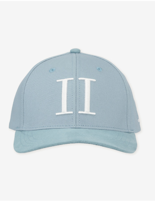 Suède baseball cap in blauw