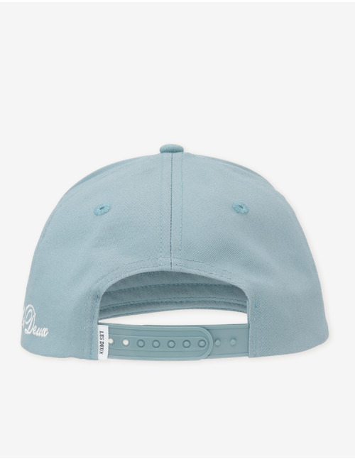 Suède baseball cap in blauw
