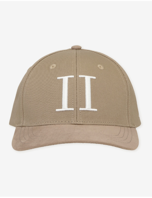 Suède baseball cap in taupe