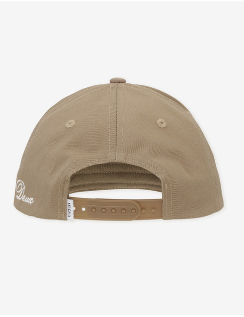 Suède baseball cap in taupe