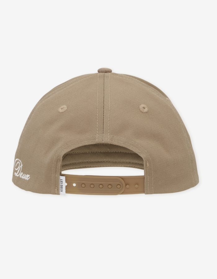 Suède baseball cap in taupe