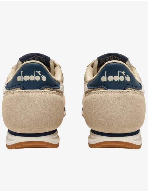 CROSS MESH - Sneakers met mesh en suède in beige