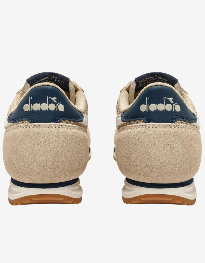 CROSS MESH - Sneakers met mesh en suède in beige