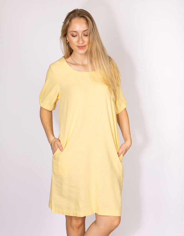 Freequent midi kleed goud