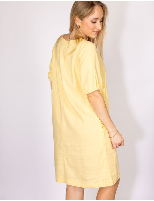 Freequent midi kleed goud