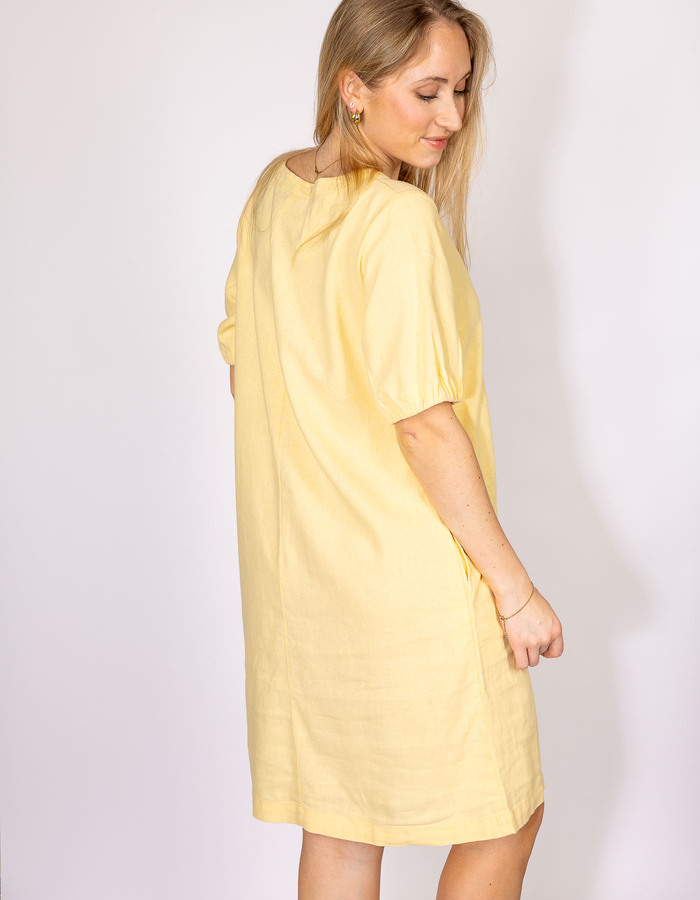 Freequent midi kleed goud