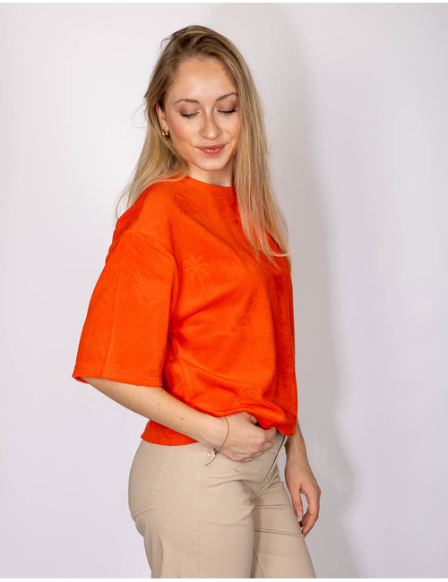 Fabienne Chapot t-shirt korte mouw rood