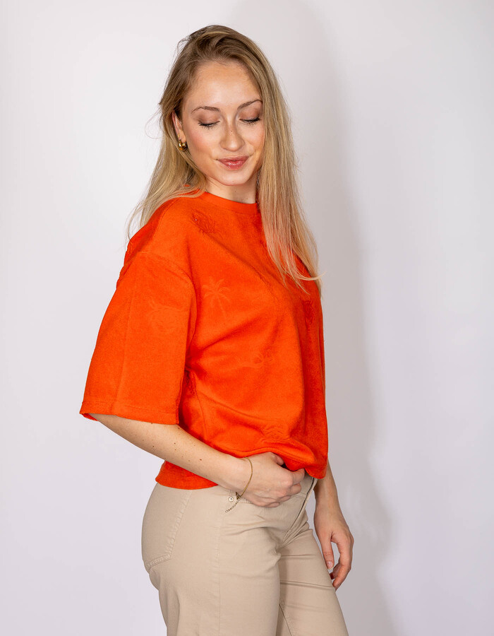 Fabienne Chapot t-shirt korte mouw rood