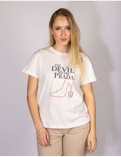 Rinascimento t-shirt korte mouw wit