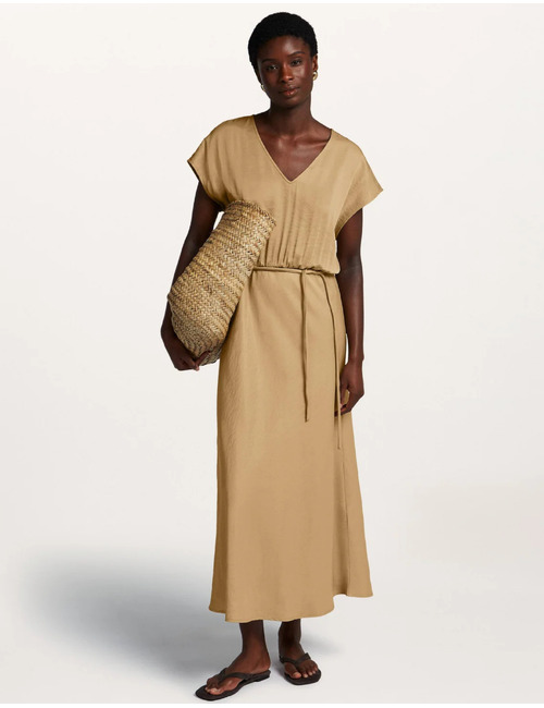 Aymee jurk in camel