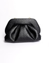 Clutch met geplooide structuur en afneembare schouderriem