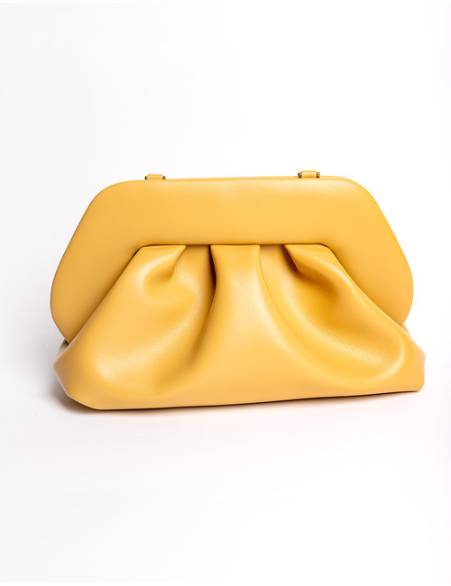 Themoirè handtas ecru