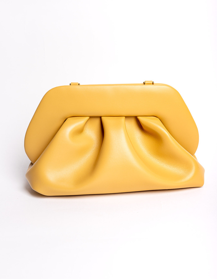 Themoirè handtas ecru