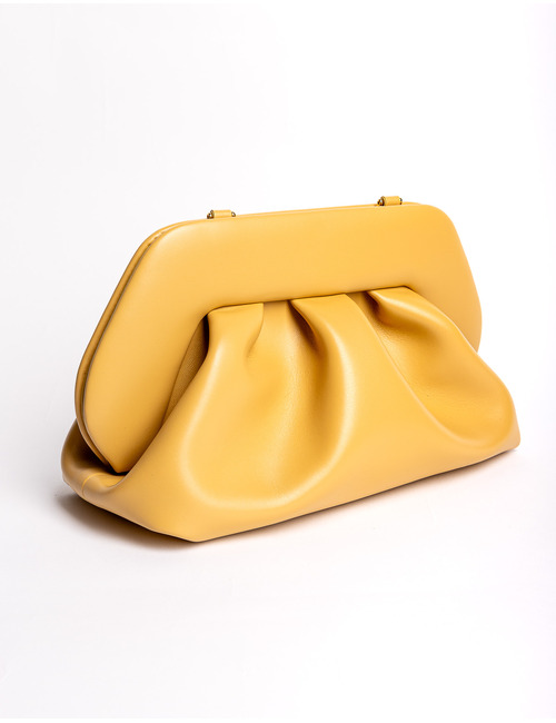 Themoirè handtas ecru