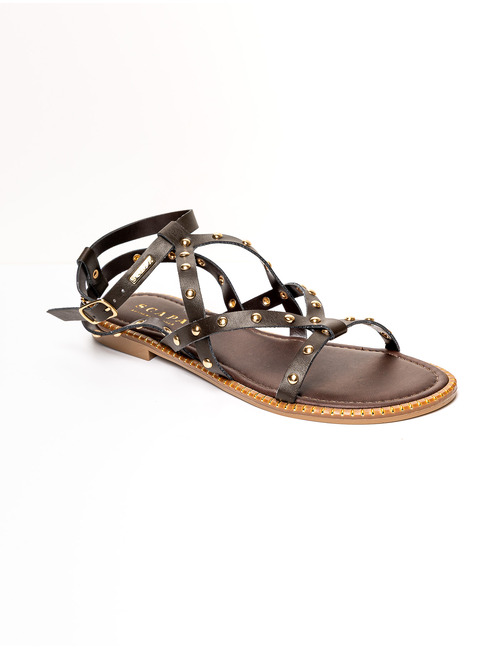 Scapa Dames sandalen met hak bruin
