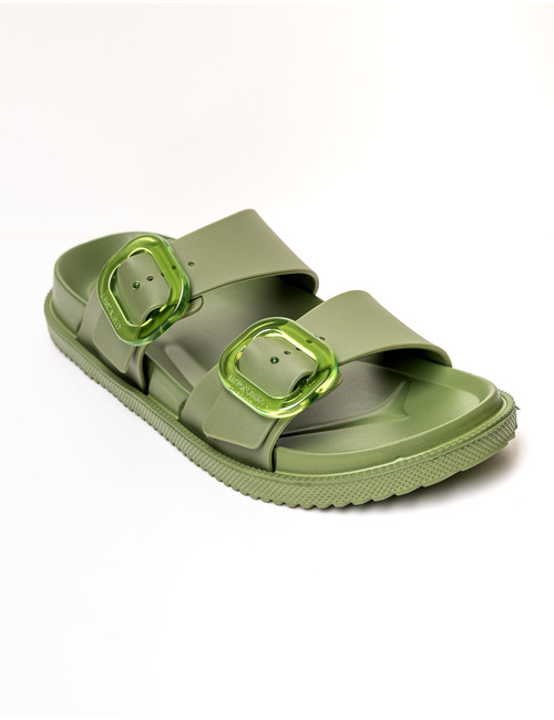 Lemon Jelly slipper kaki