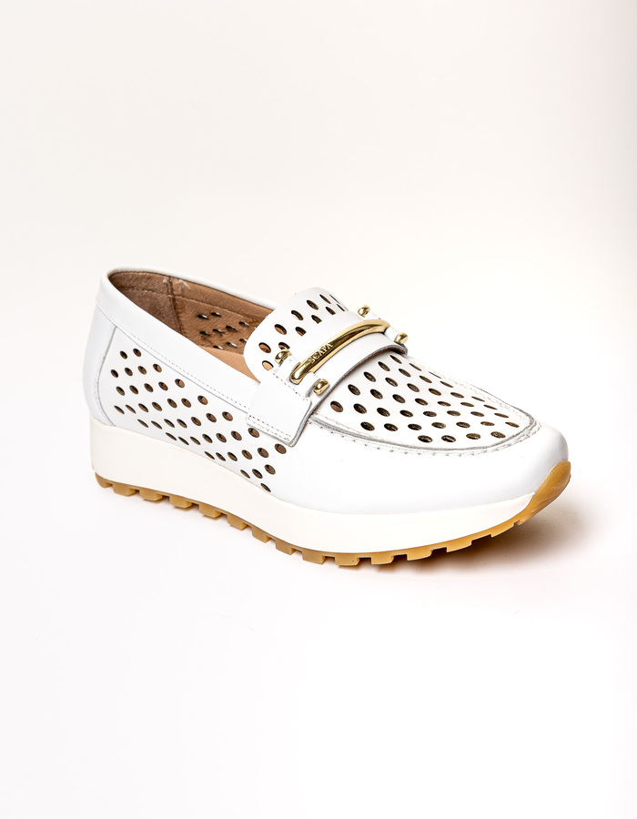 Scapa Dames mocassin wit