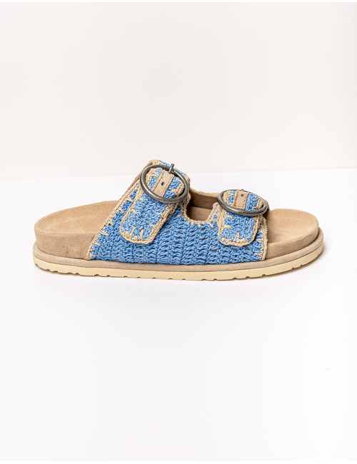 Laidback Londen slipper blauw