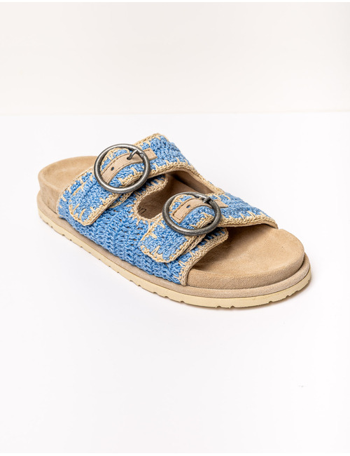 Laidback Londen slipper blauw