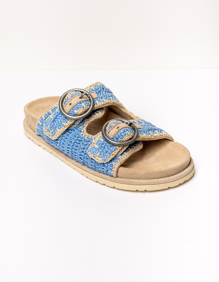 Laidback Londen slipper blauw