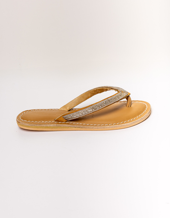 Laidback Londen slipper zilver