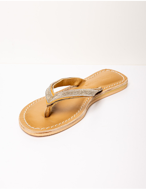 Laidback Londen slipper zilver