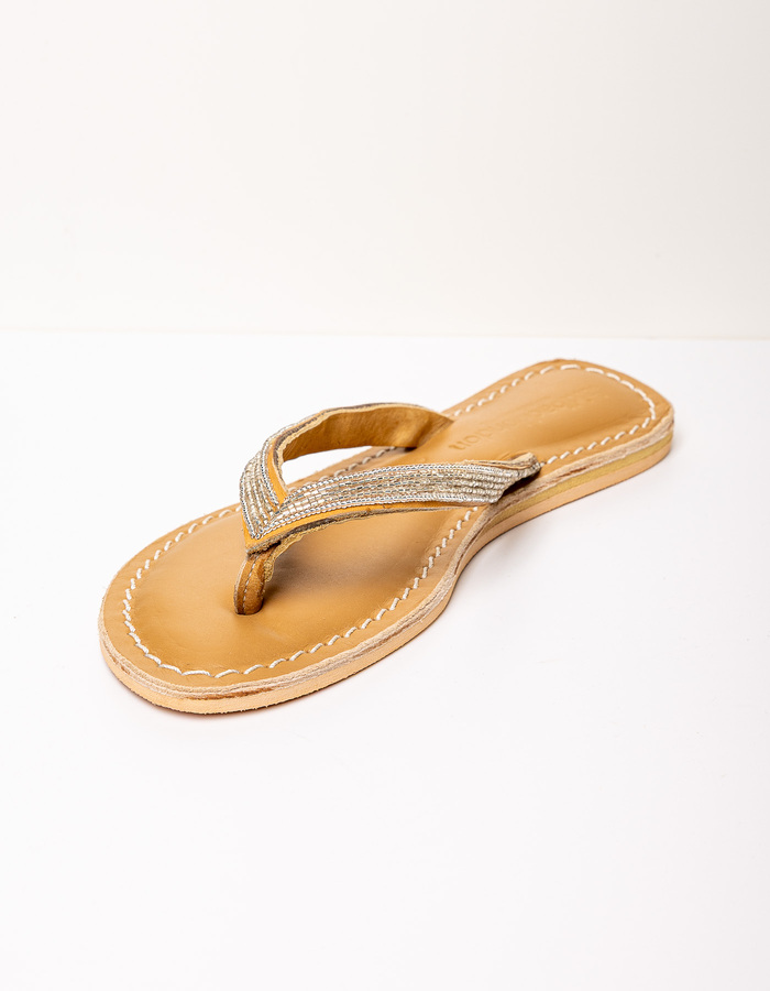 Laidback Londen slipper zilver