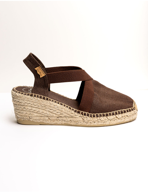 Toni Pons peeptoe bruin