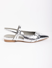 Bruno Premi slingback zilver