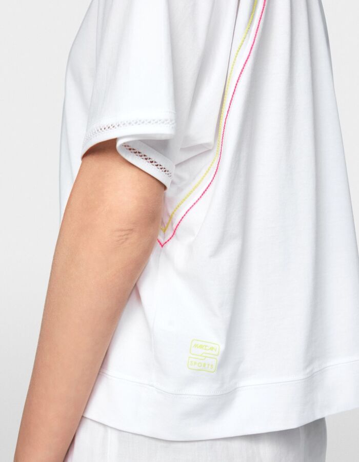 Casual T-shirt met raglanmouwen