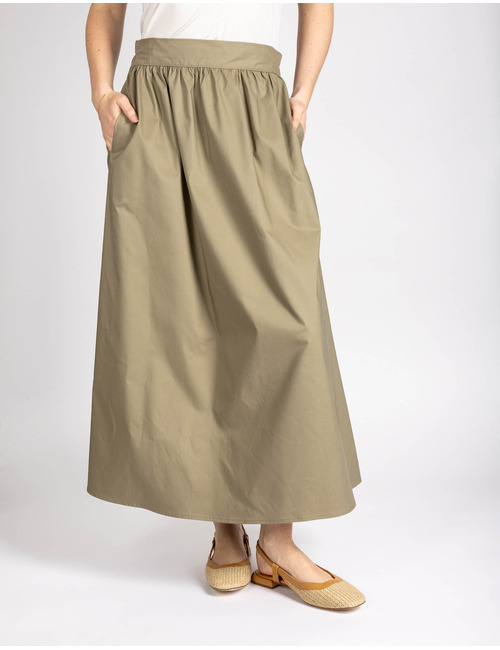 Lalotti lange rok kaki