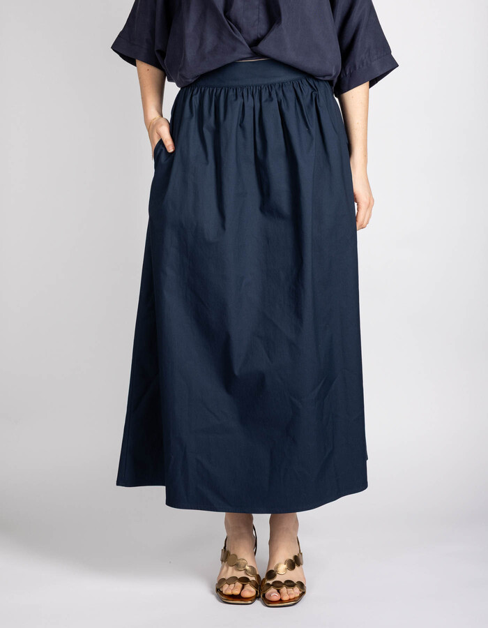 Lalotti lange rok navy